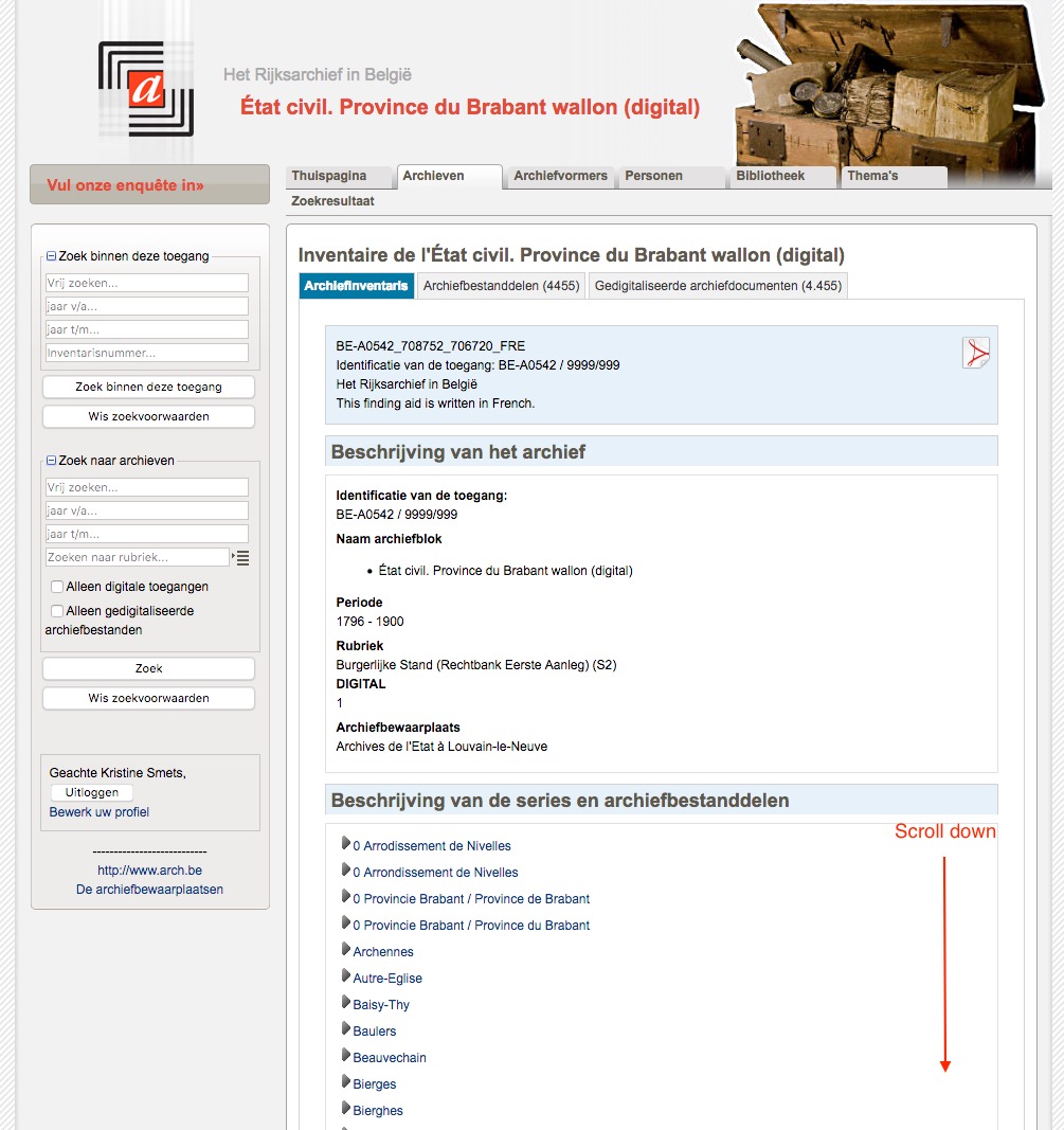 Navigating Belgian Vital Records At The State Archives: A Walloon ...